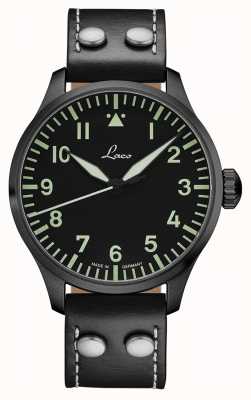 Laco Altenburg Automatic (42mm) Black Dial / Black Calf Leather Strap 861759