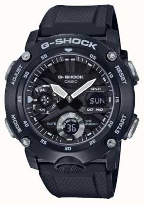 Casio | G-Shock Carbon Core Guard | Black Rubber Strap | GA-2000S-1AER