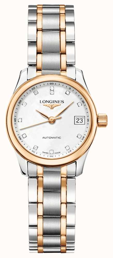 longines master collection diamond automatic ladies watch