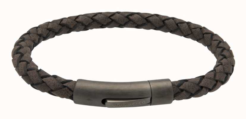 Unique & Co Moro Leather | IP Steel Clasp | Bracelet B425MO/21CM