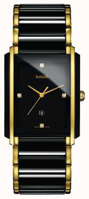 RADO Integral Diamonds High-Tech Ceramic Black Square Dial Watch R20204712