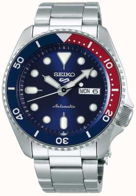 Seiko 5 Sport | Sports | Automatic | Blue and Red Bezel | Stainless Steel SRPD53K1