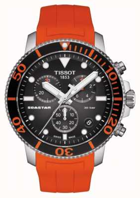 Tissot | Seastar 1000 Chronograph | Orange Strap | 300m T1204171705101
