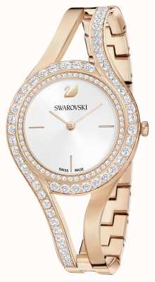 Swarovski | Eternal | Rose Gold Steel Bracelet | Crystal Set | White 5377576