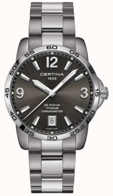 Certina | DS Podium | 40mm | Titanium Watch C0344514408700