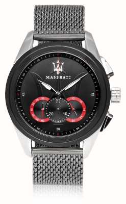 Maserati Traguardo | Steel Mesh Bracelet | Black Dial R8873612005