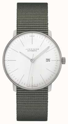 Junghans Max Bill Automatic Textile Strap Sapphire Glass 27/4001.02