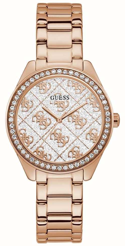 Guess | Sugar | Rose Gold Tone Steel | White Dial GW0001L3 - First Class Watches™
