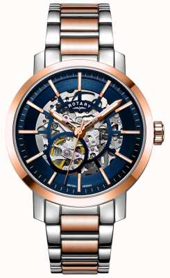 Rotary Greenwich G2 Automatic | Two-Tone Bracelet | Skeleton Dial GB05352/05