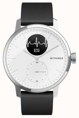 Withings Scanwatch 42mm White - Hybrid Smartwatch with ECG HWA09-MODEL 3-ALL-INT