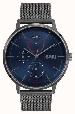 HUGO #EXIST Business | Blue Dial | Grey IP Mesh Strap 1530171