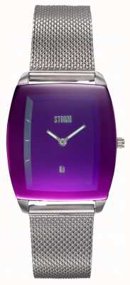 STORM Mini Zaire Lazer Purple | Steel Mesh Bracelet | Purple Dial 47474/P