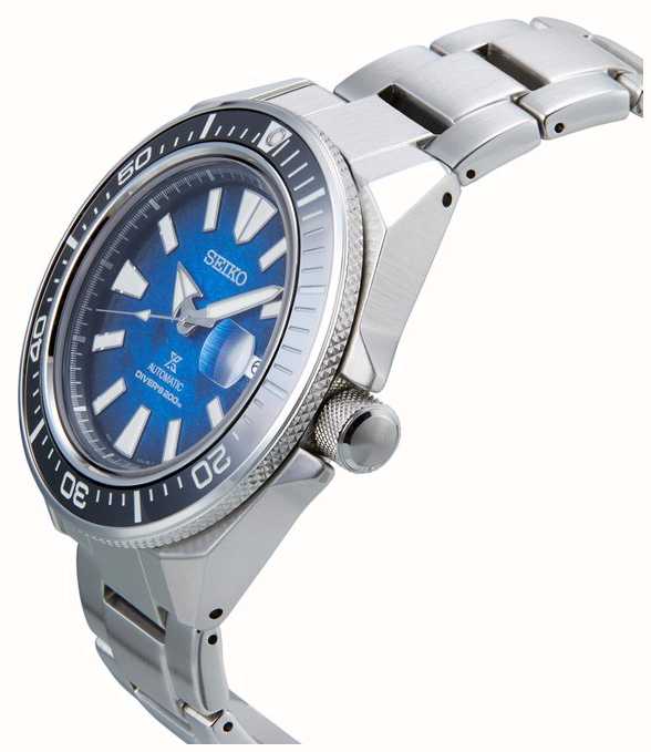 Seiko Men's Save The Ocean | Manta Ray | Stainless Steel Bracelet SRPE33K1  - First Class Watches™ HKG