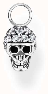Thomas Sabo Sterling Silver Skull Single Earring Pendant EP012-643-14