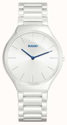 RADO True Thinline White Ceramic Bracelet White Dial Quartz R27957022