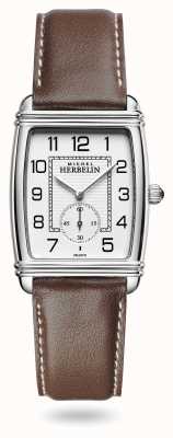 Herbelin Women's | Art Déco | Silver Dial | Brown Leather Strap 10638/22MA