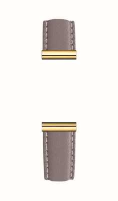 Herbelin Antarès Interchangeable Watch Strap - Taupe Leather / Gold PVD - Strap Only BRAC17048P20