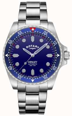 Rotary Men's | Henley | Automatic | Blue Dial | Stainless Steel Bracelet GB05136/05