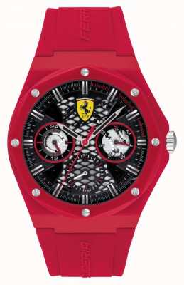 Scuderia Ferrari Aspire | Red Silicone Strap | Black Dial 0830786