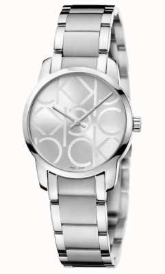 Calvin Klein City | Women's Stainless Steel Bracelet | Silver Dial K2G23142