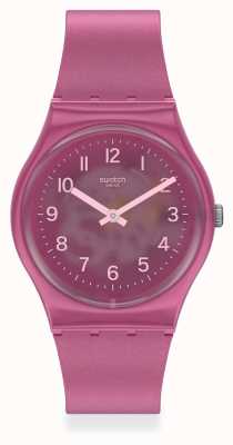 Swatch BLURRY PINK | Pink Silicone Strap | GP170