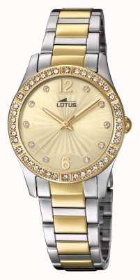 Lotus Women's Gold And Silver Steel Watch Bracelet L18384/1