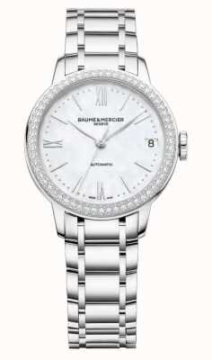 Baume & Mercier Classima Diamond Automatic (31mm) Mother of Pearl Dial / Stainless Steel Bracelet M0A10479