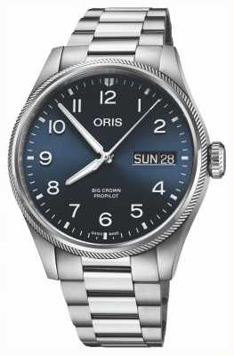 ORIS Big Crown ProPilot Big Day/Date Automatic (44mm) Blue Dial / Stainless Steel Bracelet 01 752 7760 4065-07 8 22 08P