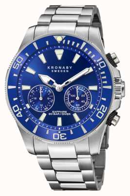 Kronaby Diver Collection | Bluetooth | Blue Dial | Stainless Steel S3778/1