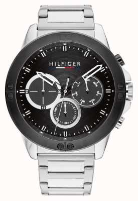 Tommy Hilfiger Harley Stainless Steel Black Dial 1791890