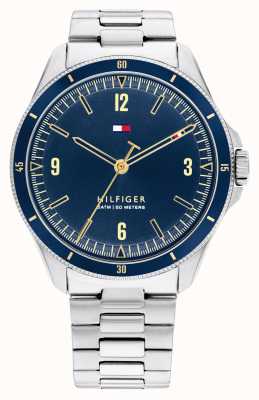 Tommy Hilfiger Maverick Stainless Steel Blue Dial 1791902