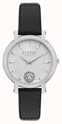 Versus Versace Versus Weho Black Leather Strap Watch VSPZX0121