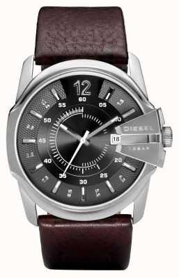 Diesel Men's Brown Leather Strap Watch DZ1206