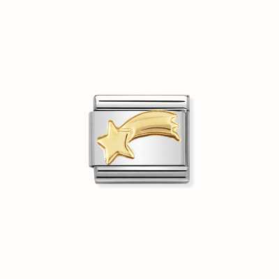 Nomination COMPOSABLE Classic FUN In Stainless Steel With 18k Gold Shooting Star 030110/20