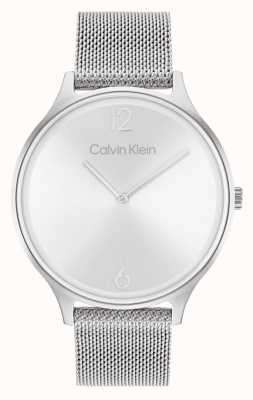 Calvin Klein 2H Silver Dial Stainless Steel Mesh Bracelet 25200001