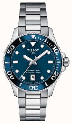 Tissot Seastar 1000 | 36mm Blue Dial | Stainless Steel Bracelet T1202101104100