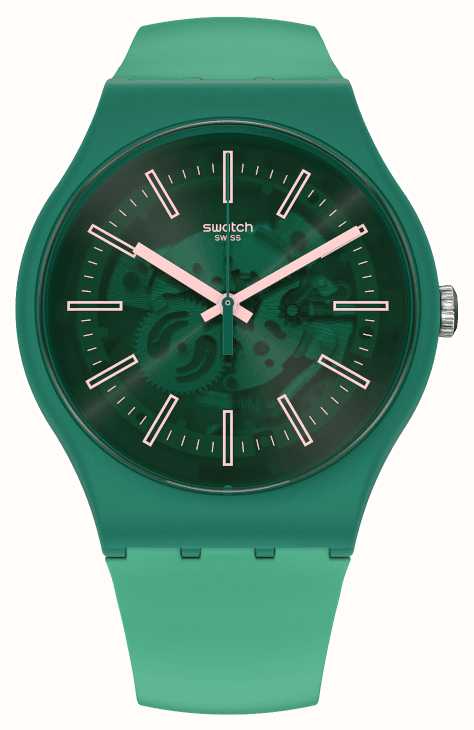 Green on sale swatch watch