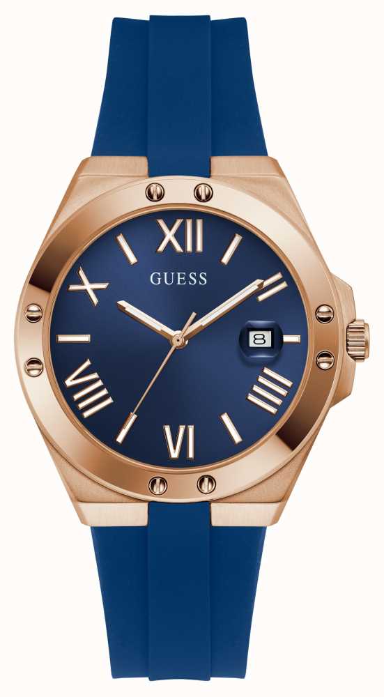 Guess PERSPECTIVE Men's Blue Silicone Strap Watch GW0388G3 - First Class  Watches™ HKG