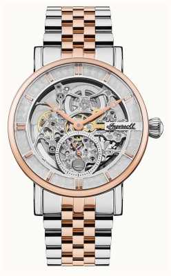 Ingersoll THE HERALD Automatic Skeleton Dial Two Tone I00410