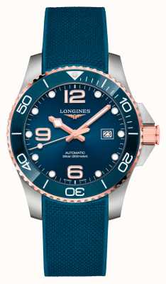 LONGINES HydroConquest Automatic 43mm Rose-Gold And Blue Watch L37823989