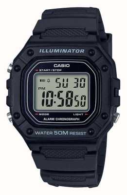 Casio Illuminator W-218 Series Digital Watch W-218H-1AVEF