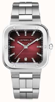 Herbelin Cap Camarat Red Gradient Rectangular Dial Watch 12246B18