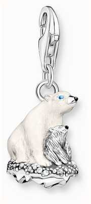 Thomas Sabo Charm Pendant | Polar Bears | Sterling Silver 1911-691-7