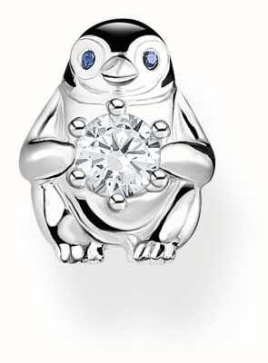 Thomas Sabo Penguin Single Stud Earring | Sterling Silver | Crystal Set H2258-041-7