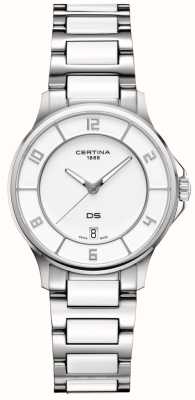 Certina DS-6 Quartz Movement White Dial Watch C0392511101700