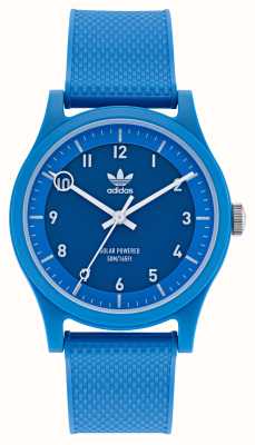 Adidas PROJECT ONE | Solar Powered | Blue Dial | Blue Silicone Strap AOST22042