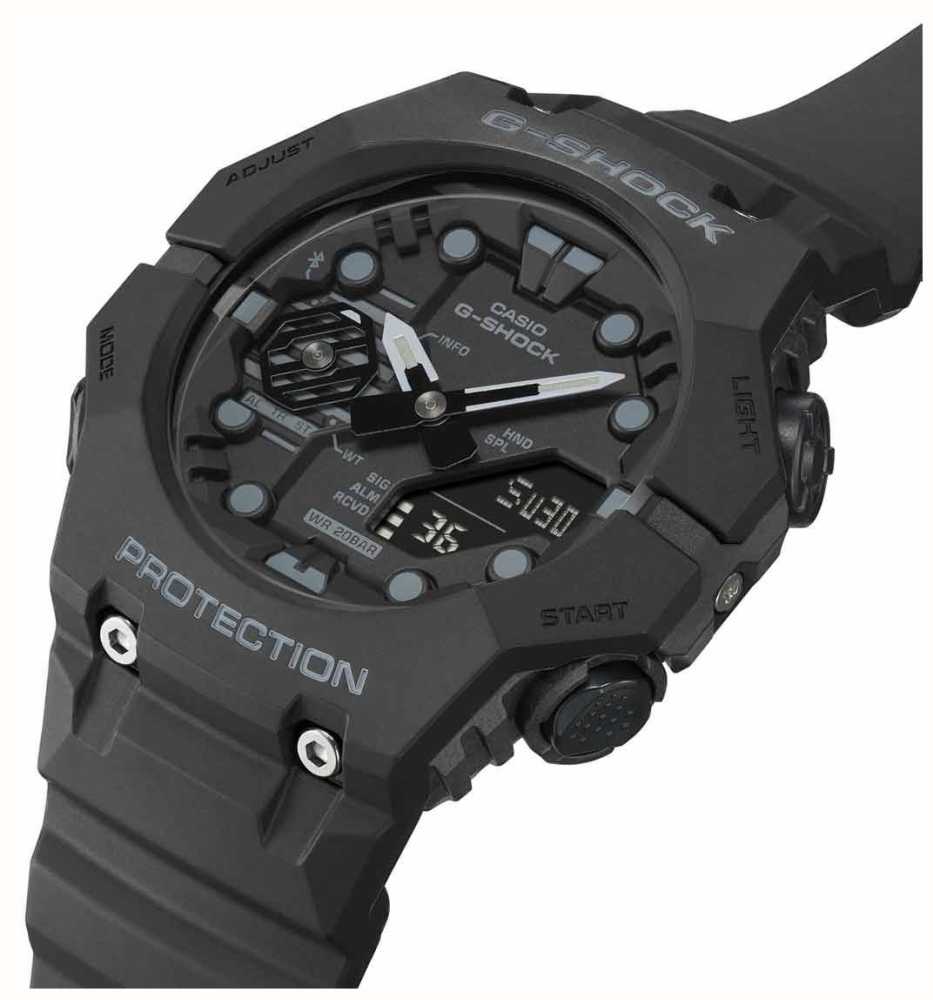 Watch　Bezel　First　Watches™　Class　Bluetooth　G-Shock　GA-B001-1AER　Combi　Integrated　Strap　Black　And　Men's　Casio　HKG