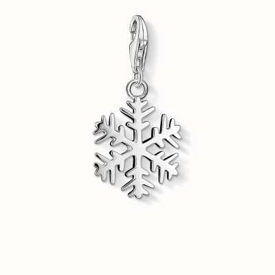 Thomas Sabo Snow Crystal Charm 925 Sterling Silver 0281-001-12